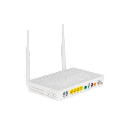 China Branco do router 4GE 3FE CATV WIFI da rede do equipamento de KEXINT FTTH GEPON ONU à venda