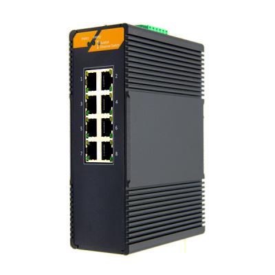 China KEXINT Gigabit 8 Electrical Port Industrial Grade (POE) Power Over Ethernet Switch for sale