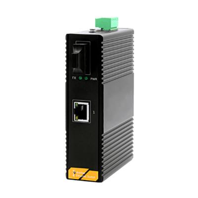 Cina KEXINT Gigabit 1 Optical Port 4 Electrical Port Industrial (POE) Transceiver Media Converter in vendita