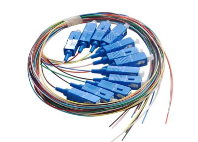 China 12 trança ótica do cabo de remendo G652D da fibra das cores G657A1 G657A2 1m 1.5m à venda