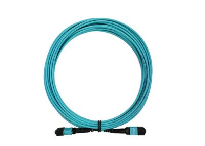 China Data Centre 1m MTP MPO Patch Cord Female To Female 12 Fibers SM OM3 OM4 USCONEC for sale