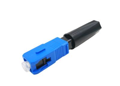 China SC/UPC SM Fiber Optic Fast Connector ,50mm   Fast Optical Fiber Connectors for sale