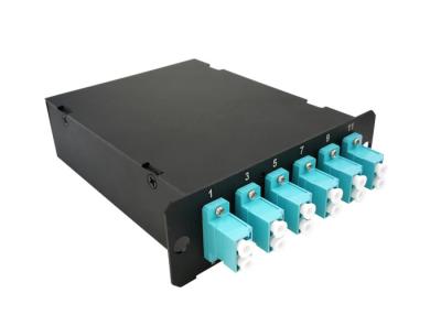 China Verbindungskabel 40G 100G MTP MPO zu LC-Kabel 0.35dB Max Insertion Loss Cassettes OM3 zu verkaufen