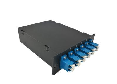 China 12 LC  MTP MPO Patch Cord B Cassette Single Mode Fiber Optia Module for sale