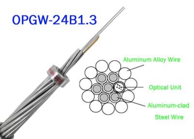 China Gama 60 del cable de fribra óptica 24B1.3 de OPGW ADSS 130 alambres de metal materiales externos de la telecomunicación del poder en venta