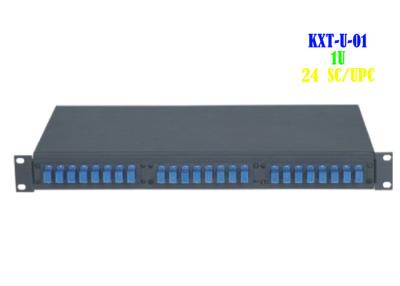 China Optic Cable 24 Port Patch Panel Rack Mount Network Computer Room Support for sale