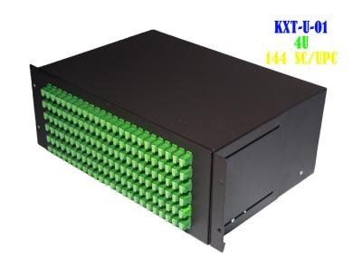China Wohngestell-Faser-Schalttafel 4U, Kern der Gestell-Berg-Ethernet-Schalttafel-144 zu verkaufen