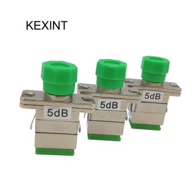 China SC FC Fixed Optical Attenuator Low PDL FTTX Network Telecommunciation for sale