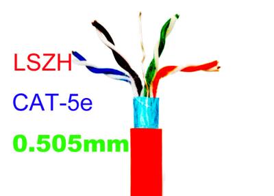 China Cat5E FTP Copper Lan Cable Common Computer 24AWG Indoor LSZH Network Shiled for sale