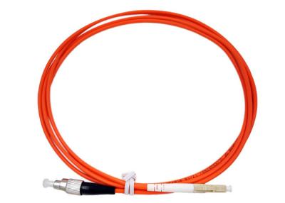 China Milímetro de cabo de remendo ótico da fibra de FC-LC 1 multimodo interno do teste 3D do PVC LSZH 100% do medidor à venda