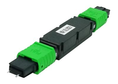 China Fiber Optic MTP MPO Attenuator Patch Cord Male APC 12 Core 3dB 5dB 10dB Single Mode for sale