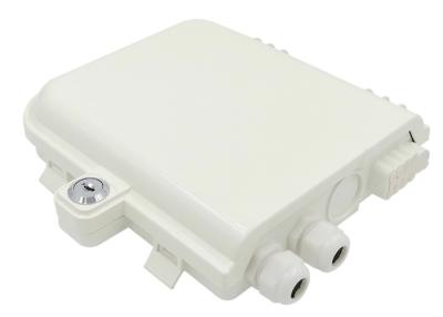 China Wall Hanging 8 Core SC/FC PC ABS Fiber Optic Splitter Box for sale