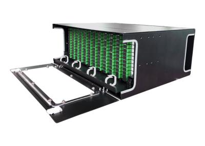 China el panel de remiendo óptico del estante de 4U ODF 144cores SC/APC con el casete 12 en venta