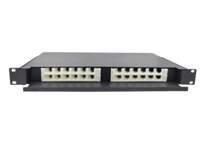Китай Тип терминальный держатель ящика пульта временных соединительных кабелей 24 волокна шкафа сети 1U гаван шкафа продается