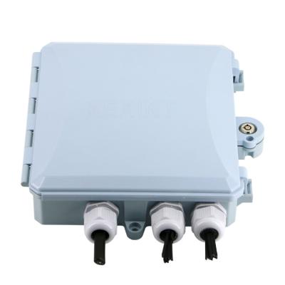 China PLC Splitter Fiber Optic Distribution Box IP65 FTTH 8 Core for sale