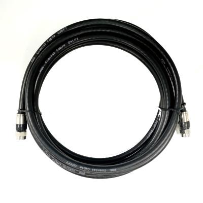 China Chaqueta de PVC del negro del conductor del cable de transmisión coaxial RG6 18AWG CCS/BC de 75 ohmios para la comunicación en venta