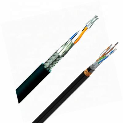 China 4 pares 24AWG trenzados LSZH/cable blindado de la chaqueta RS485 de PVC para la comunicación en venta