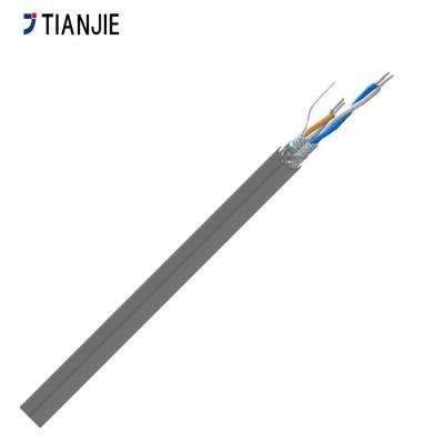 China 18 AWG Twisted Shielded Communication Wire Cable LSZH / PVC Jacket RS485 Cable for sale