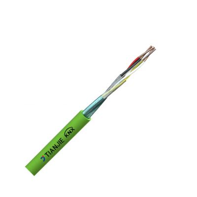 China Cable de alambre de comunicación de cobre Bajo voltaje trenzado sólido 2 * 2 * 0.8 mm en venta