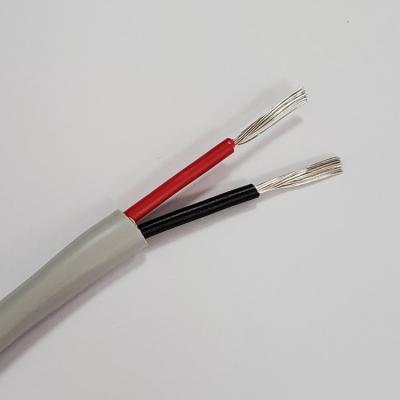 China PVC Twisted Pair Fire Alarm Cable Tinned Copper Wire Stranded Unshielded Red / Grey for sale