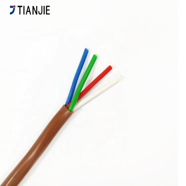 Quality TIANJIE - UL/ETL CM/CL2 20AWG*4C THERMOSTAT System CONTROL Cable Solid COPPER Automotive Heating Control System Cable PVC CN;ZHE for sale
