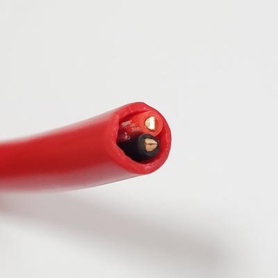 China Cable de control de cobre sólido de par trenzado de PVC UL sin blindaje FPLR 2C 20AWG en venta