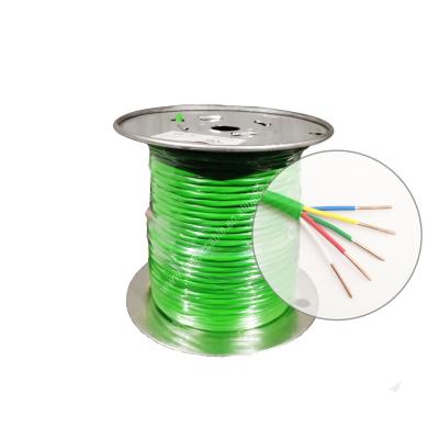 China FT4 TSTAT HVAC Temperature Control System Thermostat Control Cable Green PVC Jacket for sale