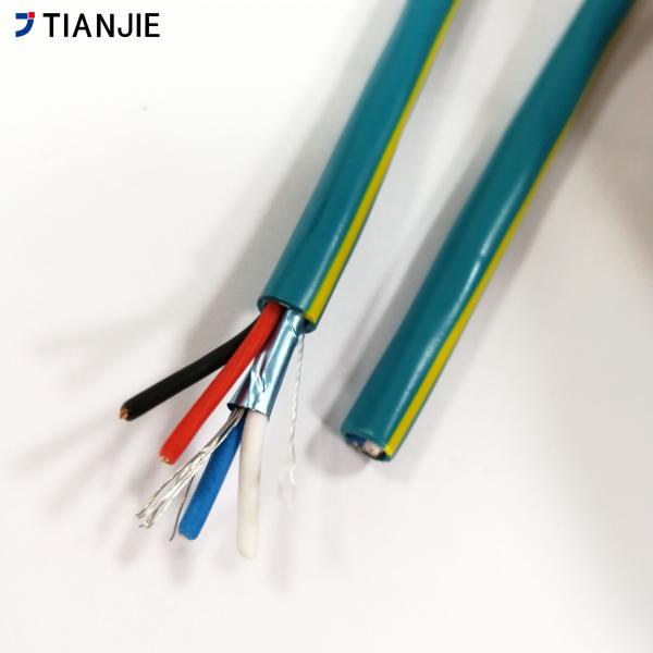 Quality Touch Panels Control Cable Stranded 22AWG 2 Core Aluminum Foil Shield for sale