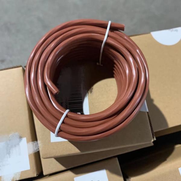 Quality 8c 18awg Thermostat Cable Soild Bare Copper Conductor Brown PVC Jacket for sale