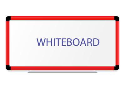 China Double Side Wall Mounted Magnetic Whiteboard On Wall Calendar Aluminum Frame for sale
