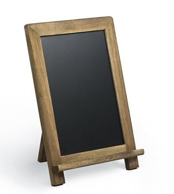 China Black Wooden Restaurant Menu Board SGS Certification Recyclable Feature for sale