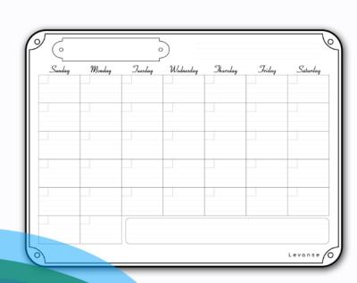 China Portable Weekly Wall Planner Whiteboard Aliuminium Frame Double Sizes for sale