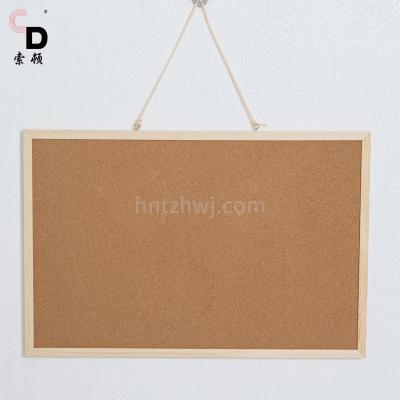 China Home Soft Wooden Frame Board , Wooden Framed Pin Boards Unique Design for sale