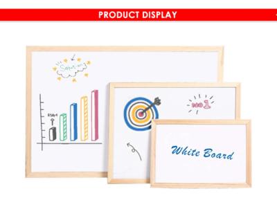 China Wood Framed Magnetic Dry Erase Board With Marker Pen Fashionable Style for sale