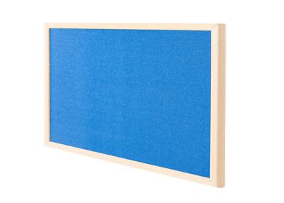 China Decorative Cork Board Bulletin Board With Fabric Eco - Friendly Feature for sale