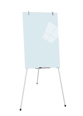 China Triangle Easel Foldable Magnetic Board 24*36 Glass Board Design for sale
