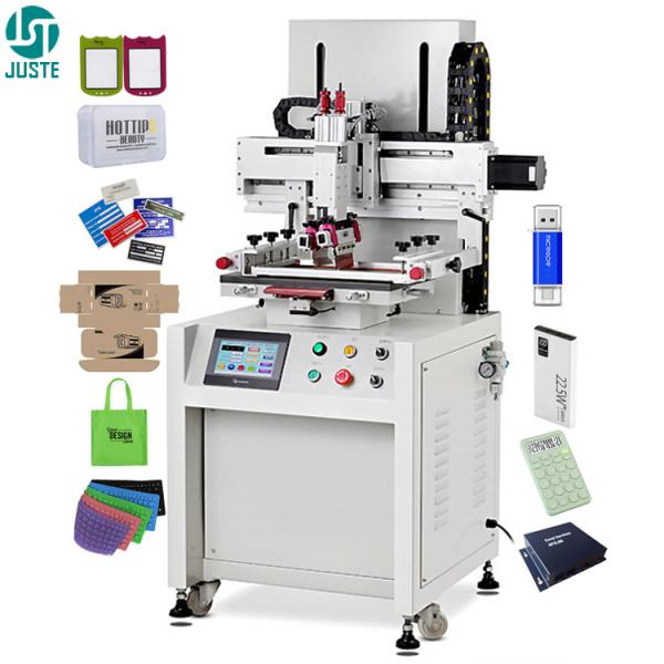 Quality Pneumatic Silk Screen Printing Machine Servo Serigraphic Print Kit Flatbed Press Screen Printers For Battery Lighter for sale