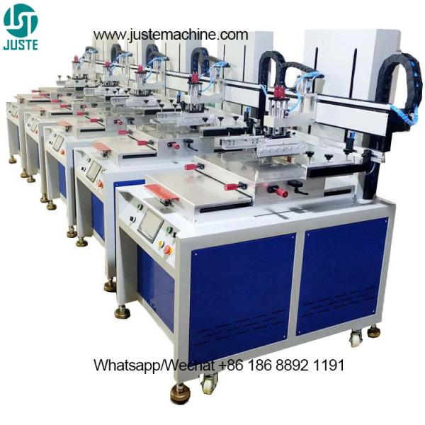 Quality Semi Automatic Silk Screen Printing Machine Cardboard Auto Print Flatbed Screen for sale