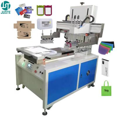 China Vacuum Table Silk Screen Printing Machine Unit Price Flat Bed Screen Printer For Corrugation Paper Package Bag T-shirt for sale