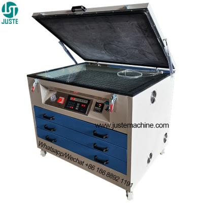 China Máquina de exposición a los rayos UV LED de alta calidad Secador gabinete Unidad de exposición a los rayos UV Impresión de pantalla Máquina de exposición giratoria en venta