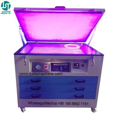 Chine Machine d'exposition de film d'écran d'impression à LED Flexographie sérigraphie Cabinet de séchage pleine machine d'exposition de polymère automatique à vendre