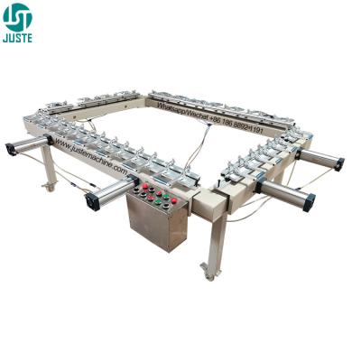 China Pneumatic Screen Stretch Equipment High Quality Handle Machine Screen Printing Printers Mesh Tension Frame Stretcher for sale