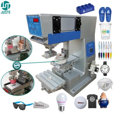 China 1 Color Desktop Pad Printer Electric Fully Automatic Slipper Fans Feeder Pad Printing Machine For Garment Tagless Tube for sale