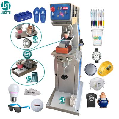 Chine Semi-Automatic 2Color Pad Printer Semi Automatic Carousel Closure Rotary Automation Pad Printing Machine For Measuri à vendre