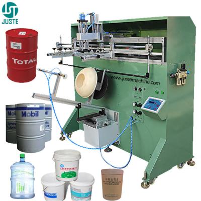 China Automatic silk screen printing machine price press spot UV varnish printer with rotary system for paper cup candle for sale