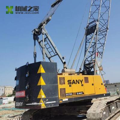 China Grúa sobre orugas Sany usada Sany SCC750E Segunda mano Grúa sobre orugas 75 toneladas en venta
