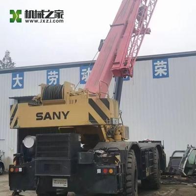 China SANY SRC750 benutzte allen Gelände-Crane Second Hand Rough Terrain-LKW-Kran 75 Tonne zu verkaufen