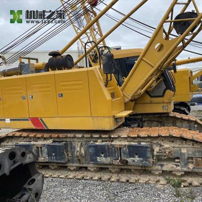 China Guindastes de lagartas usados ​​XCMG XGC75 Guindastes de lagartas de segunda mão de 75 toneladas MOY 2018 à venda