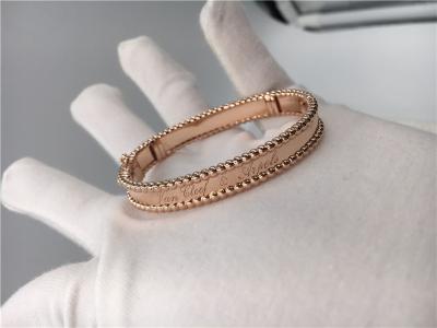 China Large Model Signature 18K Gold Bracelet Oval Shape No Diamonds / Gemstone for sale