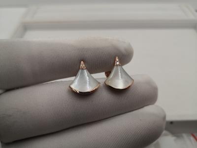 Chine Aucune boucle d'oreille faite sur commande de DIVA de bijoux d'or de diamant en or blanc de l'or 18kt avec la pierre gemme à vendre